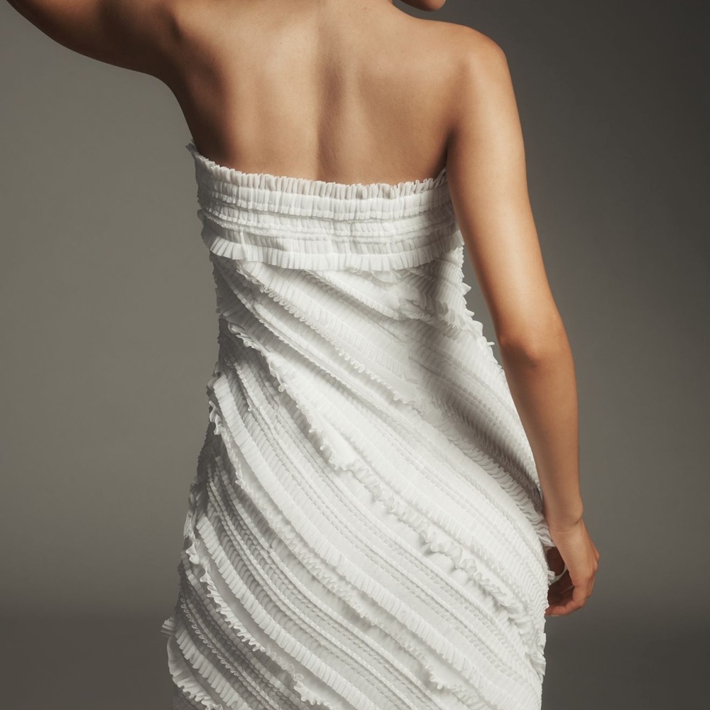 Anthropologie by Endless Rose Dress Strapless Fitted Mini SIZE MEDIUM NEW - Picture 3 of 8